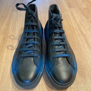 Black High-Top Sneakers